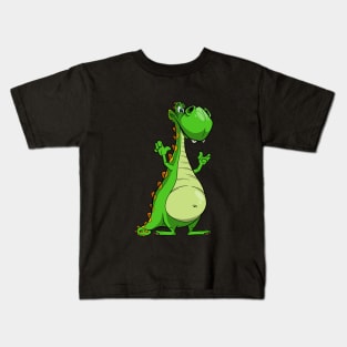 Comic Dino Dinosaur Kids T-Shirt